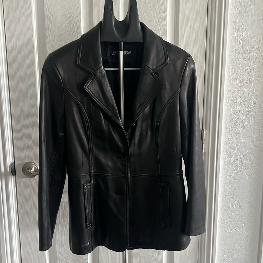 Luis Alvear Leather Jacket size L